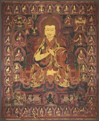 Tsong Khapa, grunnlegger av Geluk-ordenen, ca. 1440-1470.