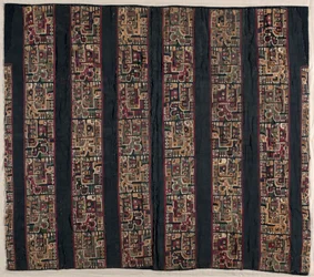Tunikafragmenter med fuglehodet skapning, 600-1000.