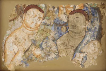 Two Monks Conversing, 4.-6. århundre.