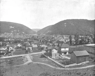 Tyrone, Pennsylvania, USA, ca 1900.