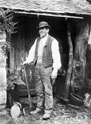 Storbritannia: En Devon Woodlander. c1890