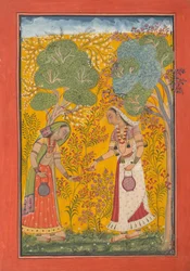Vasanti Ragini, side fra Ragamala Series Garland of Musical Mods, K.10.