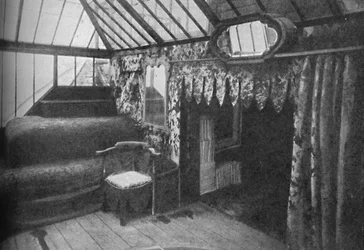 Victor Hugos studerer ved Hauteville House - The Room in which Les Miserables Was Written, c1925