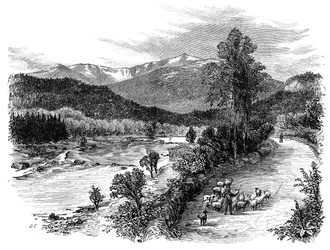 Utsikt over Lochnagar, Skottland, 1900