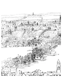 Utsikt over London, 1500-tallet 1886