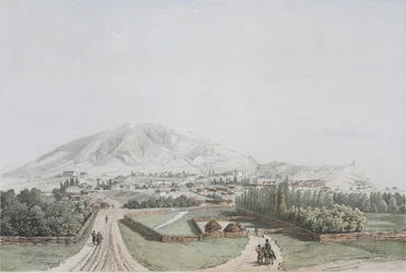 Utsikt over Pyatigorsk, midten av det 19. århundre