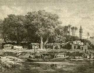 Utsikt over Nilens delta, 1890.