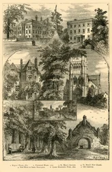 Utsikt i Stoke Newington, c1876.