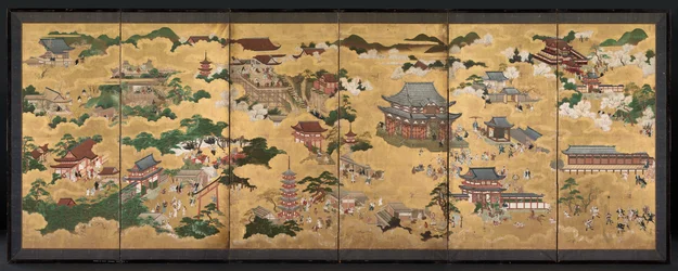 Utsikt over Kyoto, 1600-tallet.