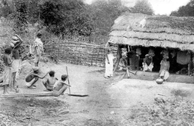Landsby utstøtte shopping i Sør-India, 1926