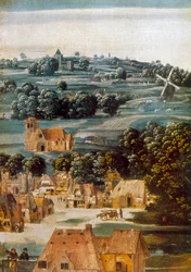 Jomfru og barn, detalj, 1500-tallet