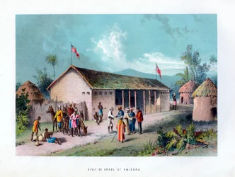 Besøk av arabere i Kwirara, c1875