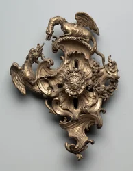 Veggdekor, 1715-1725.