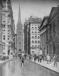 Wall Street, New York, c1897.