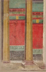 Veggmaleri fra rom F i villaen til P. Fannius Synistor på Boscoreale, ca. 50-40 f.Kr.