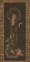 Innbydende Descent of Jizo, tidlig på 1300-tallet.