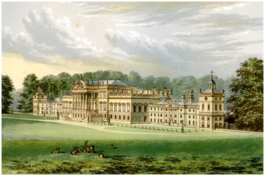 Wentworth Woodhouse, Yorkshire, hjemmet til Earl Fitzwilliam, c1880