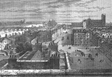 Westminster fra Whitehalls tak, 1807 1897.