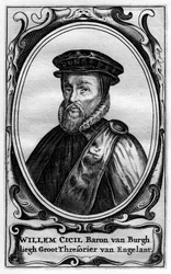 Willem Cecil, 1. baron Burghley, engelsk statsmann fra 1500-tallet