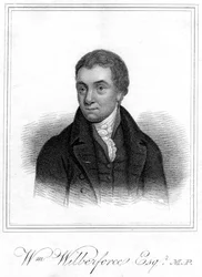 William Wilberforce , filantrop, evangelisk kristen og kampanje mot slaveri, 1821