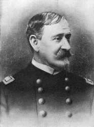 Winfield Scott Schley , amerikansk admiral, 1898