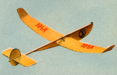 Winkler modellfly, 1932.