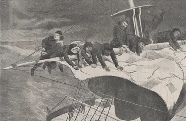 Winter at Sea - Tar inn seil utenfor Coast Harper