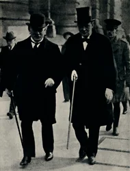 Med David Lloyd George, 1917, 1945.