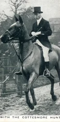 With the Cottesmore Hunt, c1927 1937