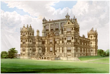 Wollaton Hall, Nottingham, Nottinghamshire, hjemmet til Lord Middleton, c1880