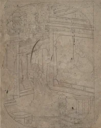 Kvinne som forlater sin elsker, ca. 1790-1820.