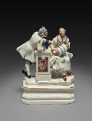 Kvinne og mann, ca. 1750.