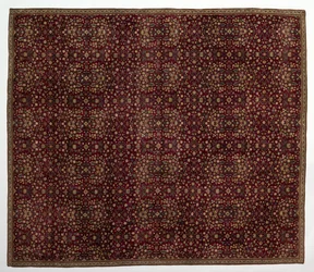 Ullteppe med millefleurs-dekor, tidlig 1600-t.