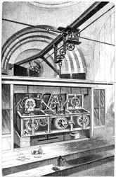 Arbeidsdeler av klokken på Royal Exchange, London, 1866