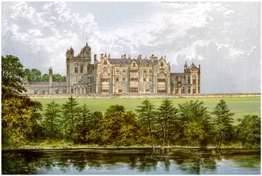 Worsley Hall, Lancashire, hjemmet til jarlen av Ellesmere, c1880