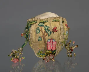 Vevd veske, 1700-tallet.