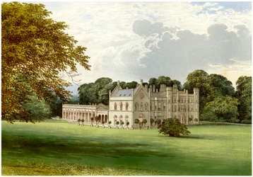 Wycombe Abbey, Buckinghamshire, hjemmet til Lord Carrington, c1880