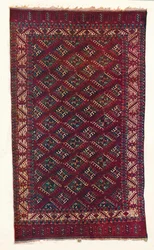 Dette turkomanske teppet, c1700
