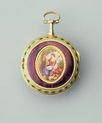 Gull og emalje konsulært sylinderur, av Thomas Grignion and Son, 1777