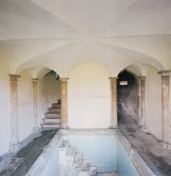 Interiøret i Bath House, Corsham Court, Wiltshire