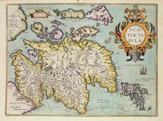 Kart over Skottland, Miliaria Scotia