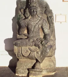 Statue av den hinduistiske guden Brahma