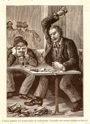 Absint versus alkohol, ca 1900