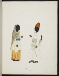 Add Or 1349 Abyssinians, Company Style Album (akvarell på papir)