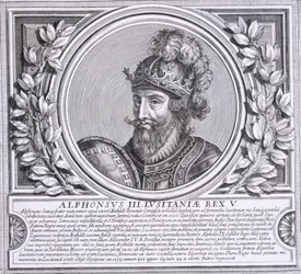 Afonso III av Portugal (litho)