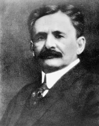 Albert Abraham Michelson , amerikansk fysiker, ca 1910
