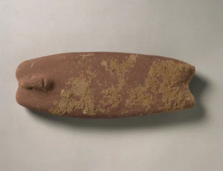 Antropomorf palett, predynastisk egyptisk, ca. 5. årtusen f.Kr. (sandstein)