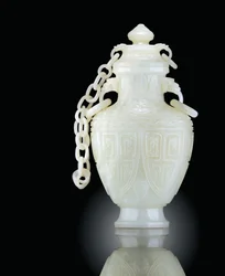 Arkaistisk vase og omslag, 1700-1800-tallet