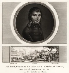 Barthelemy Catherine Joubert, general og sjef for den italienske hæren