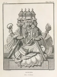 Brahma, den hinduistiske skaperguden
